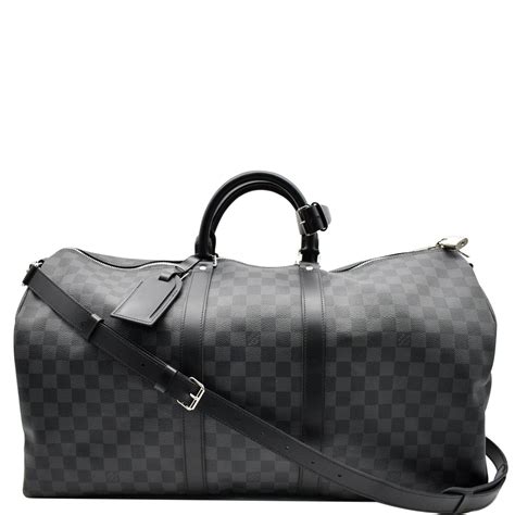 louis vuitton keepall 55 graphite